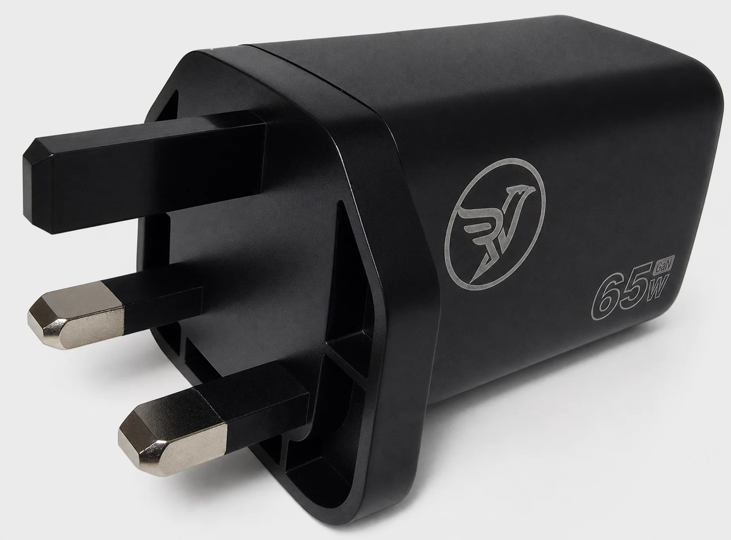 Three-pin plug close-up